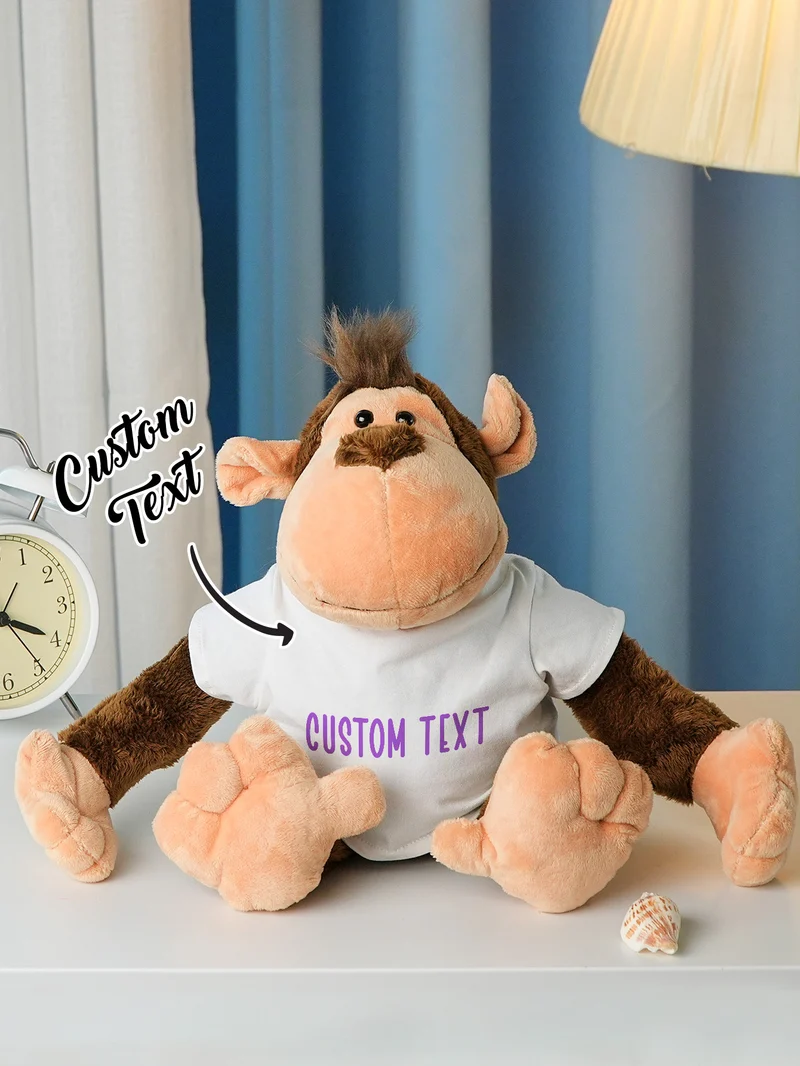 Personalisierte Tier Plüsch Kuscheltier Geburt Ankündigung Geschenk für Baby Shower