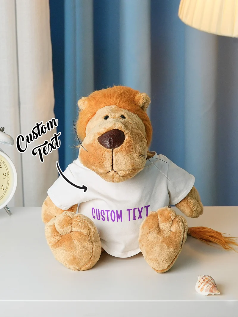 Personalisierte Tier Plüsch Kuscheltier Geburt Ankündigung Geschenk für Baby Shower