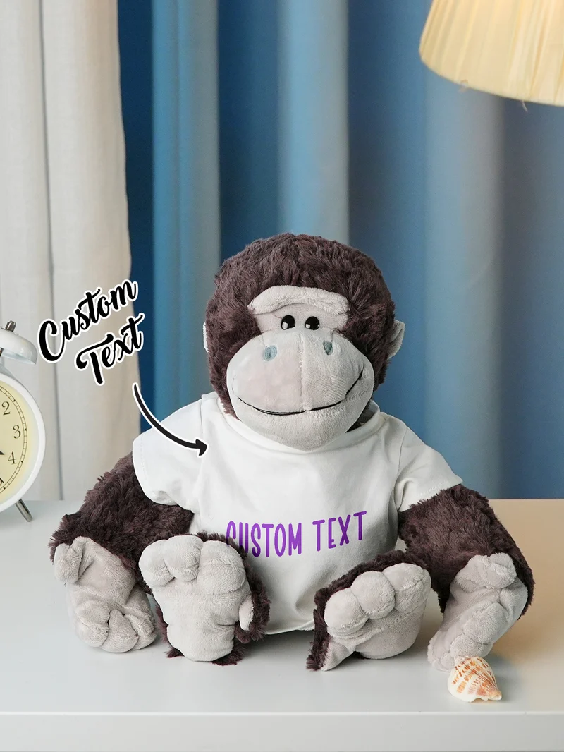 Personalisierte Tier Plüsch Kuscheltier Geburt Ankündigung Geschenk für Baby Shower