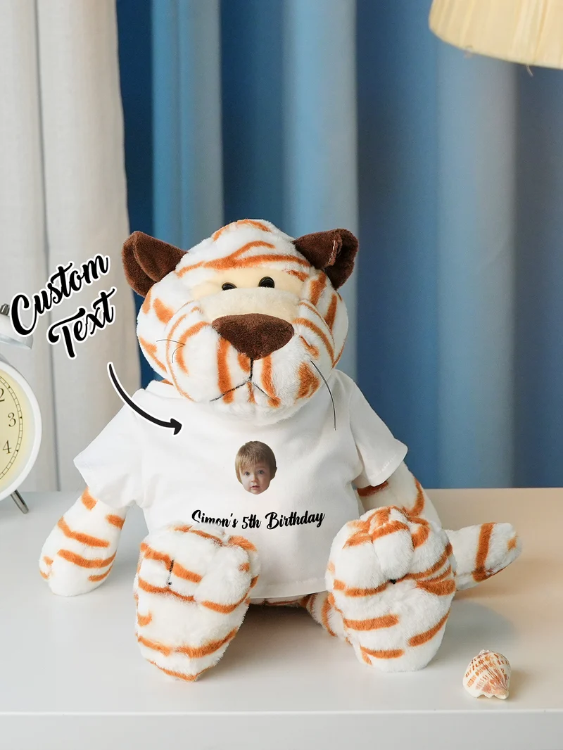 Personalisierte Tier Plüsch Kuscheltier Geburt Ankündigung Geschenk für Baby Shower