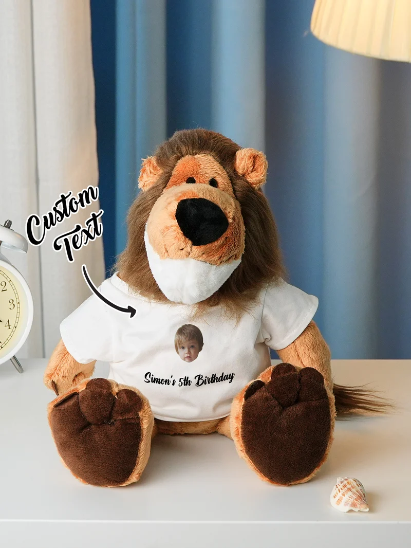 Personalisierte Tier Plüsch Kuscheltier Geburt Ankündigung Geschenk für Baby Shower