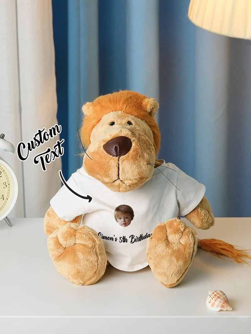 Personalisierte Tier Plüsch Kuscheltier Geburt Ankündigung Geschenk für Baby Shower