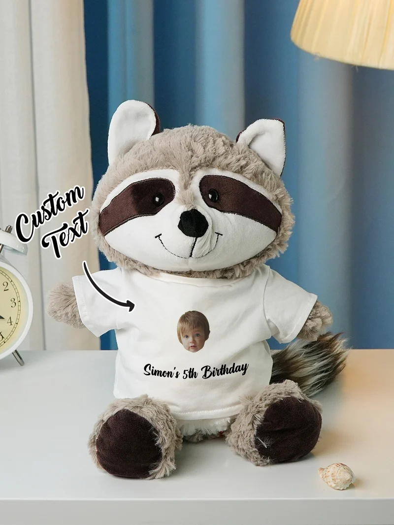 Personalisierte Tier Plüsch Kuscheltier Geburt Ankündigung Geschenk für Baby Shower