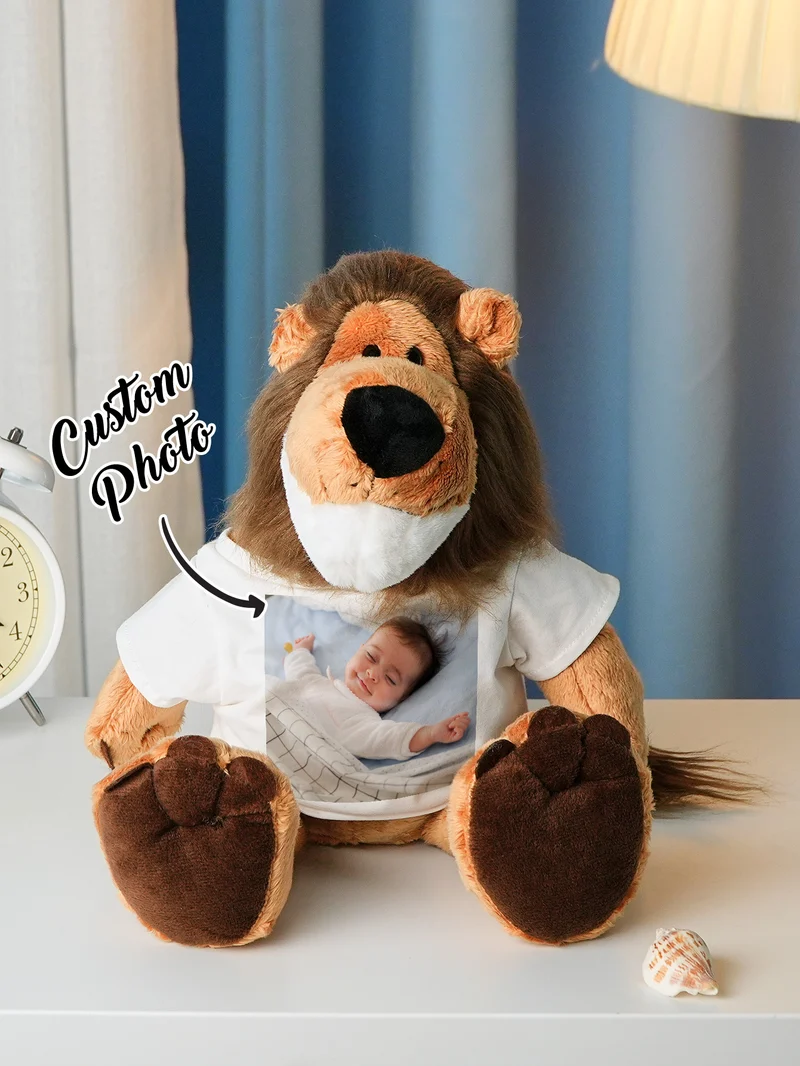 Personalisierte Tier Plüsch Kuscheltier Geburt Ankündigung Geschenk für Baby Shower