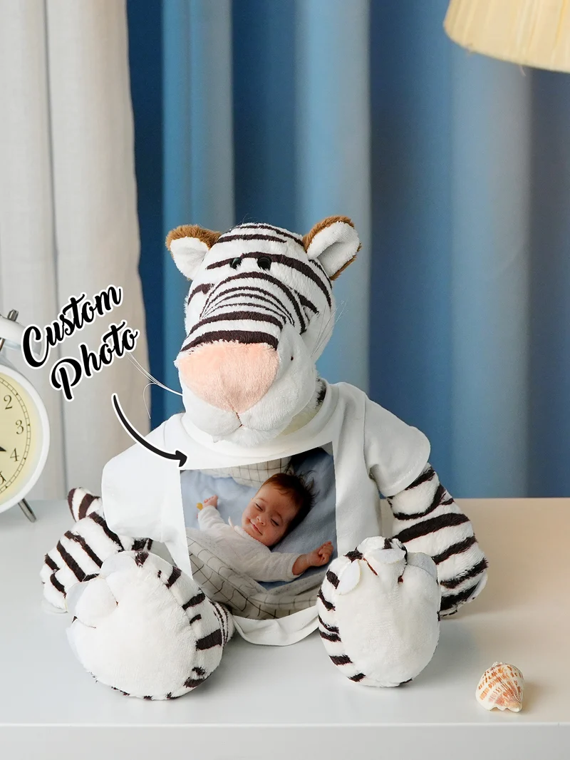 Personalisierte Tier Plüsch Kuscheltier Geburt Ankündigung Geschenk für Baby Shower