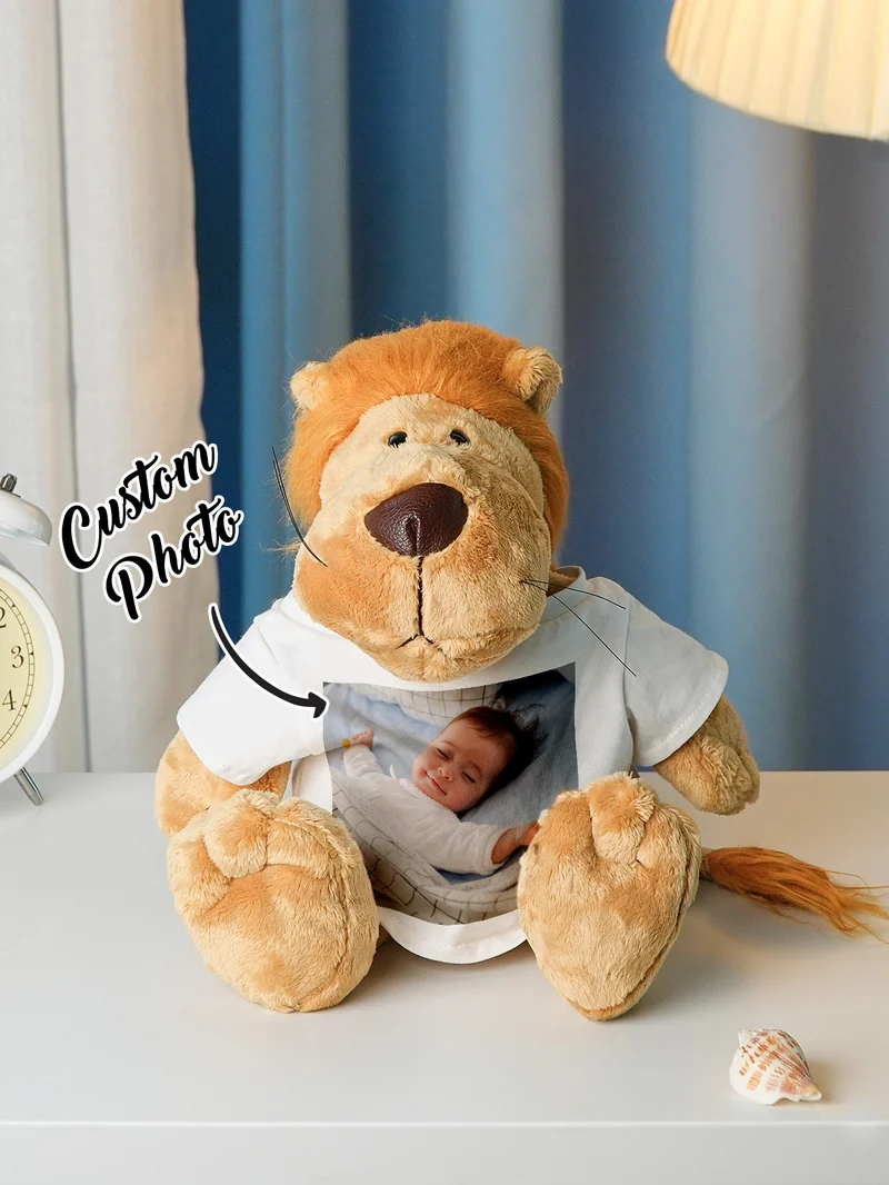 Personalisierte Tier Plüsch Kuscheltier Geburt Ankündigung Geschenk für Baby Shower