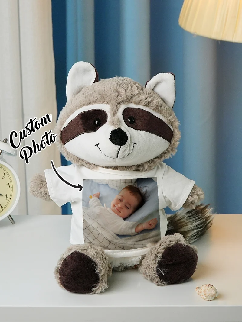 Personalisierte Tier Plüsch Kuscheltier Geburt Ankündigung Geschenk für Baby Shower