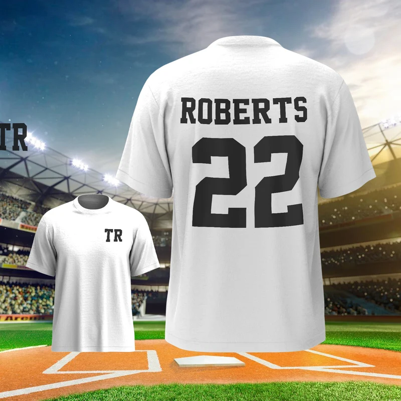 Personalisierte Fußball Name & Nummer Sport T-Shirt - Schule Geschenke