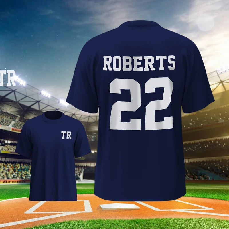 Personalisierte Fußball Name & Nummer Sport T-Shirt - Schule Geschenke
