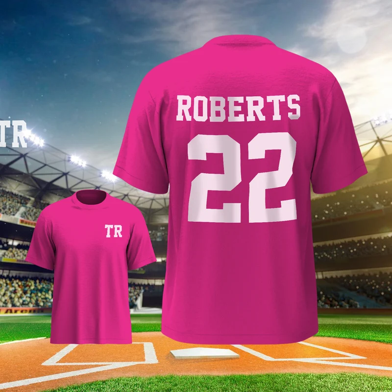 Personalisierte Fußball Name & Nummer Sport T-Shirt - Schule Geschenke