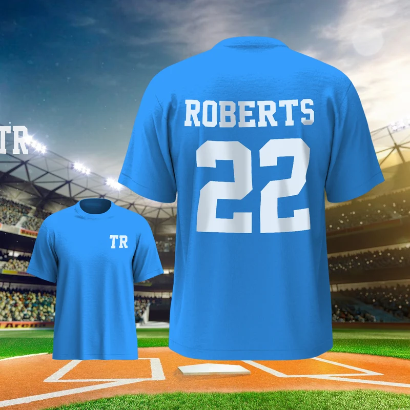 Personalisierte Fußball Name & Nummer Sport T-Shirt - Schule Geschenke