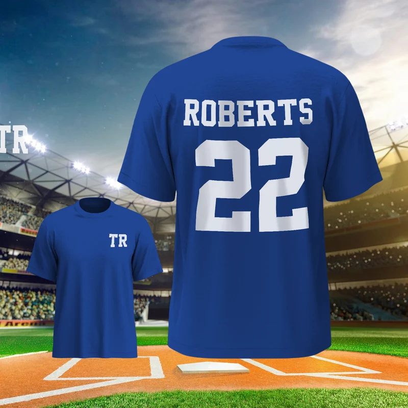 Personalisierte Fußball Name & Nummer Sport T-Shirt - Schule Geschenke