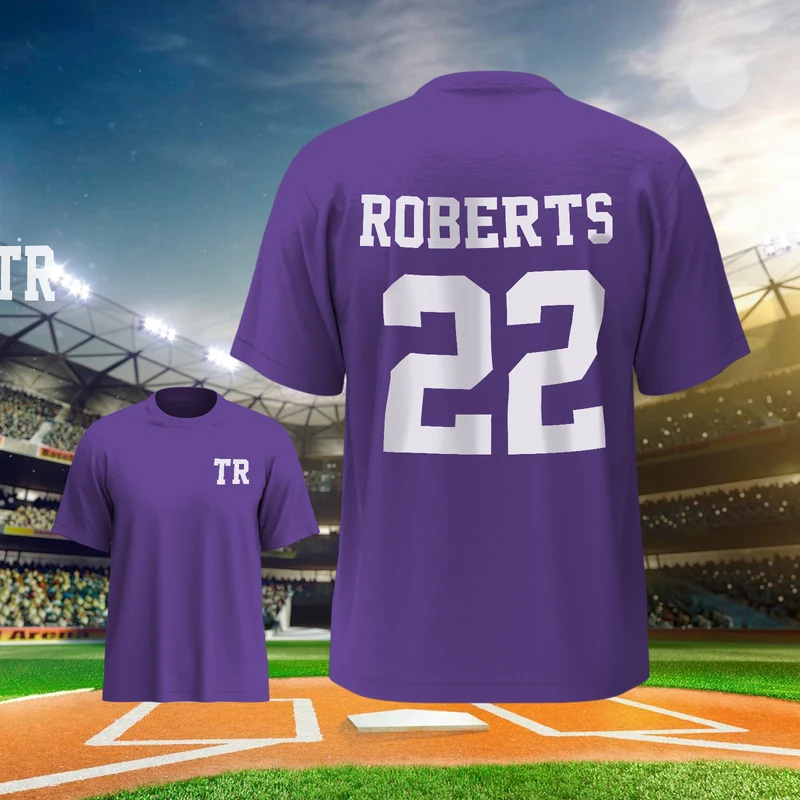 Personalisierte Fußball Name & Nummer Sport T-Shirt - Schule Geschenke