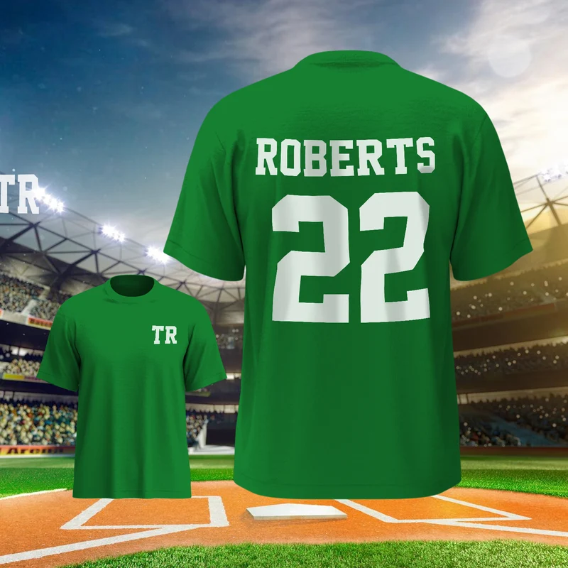 Personalisierte Fußball Name & Nummer Sport T-Shirt - Schule Geschenke