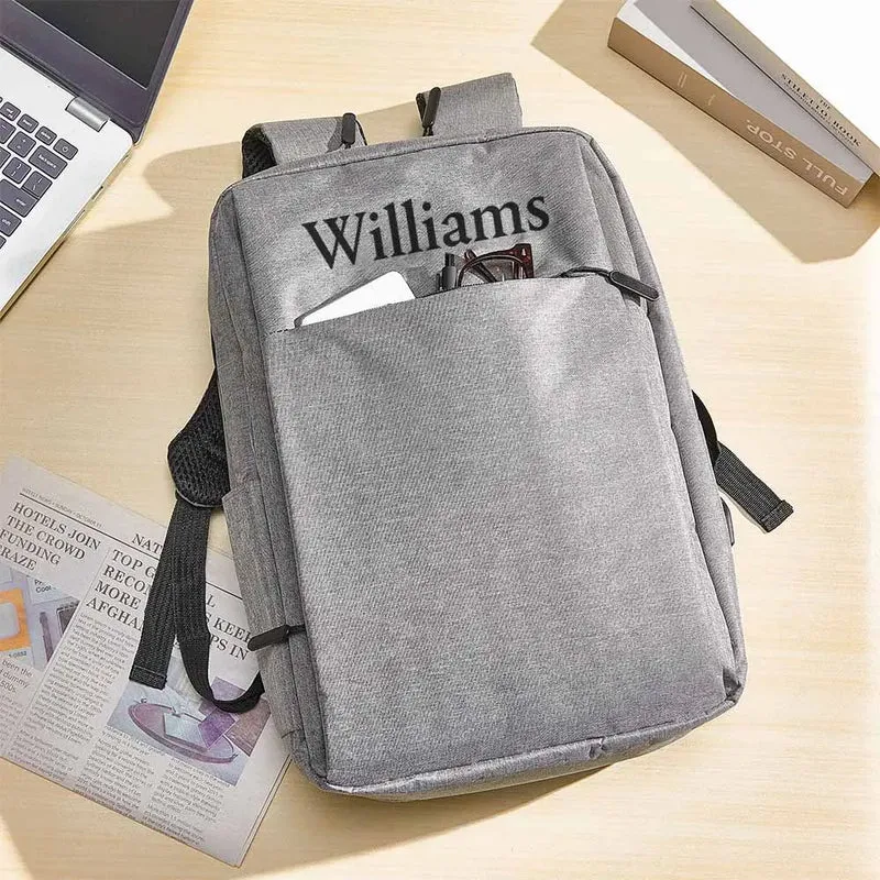 Personalisiert Rucksack mit Name - College Schule Computer Tasche