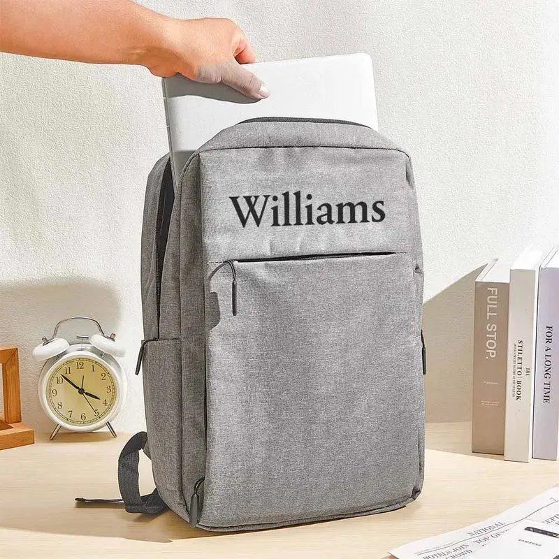 Personalisiert Rucksack mit Name - College Schule Computer Tasche