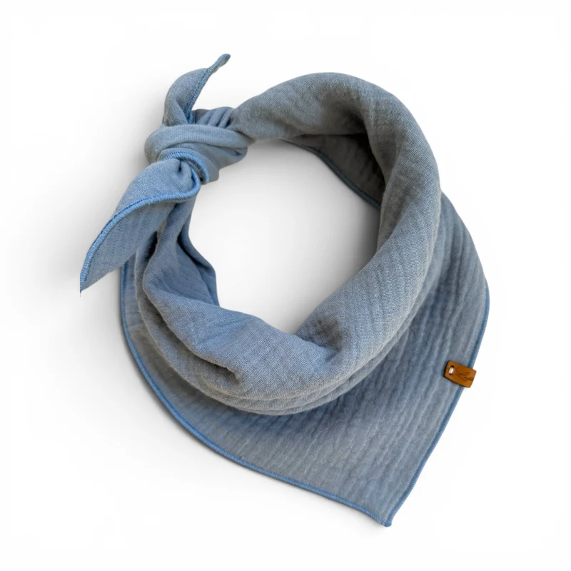 Musselin Halstuch "Denim" Sommer Edition