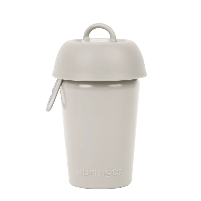 Reiseflasche Flip für Hunde 590ml Beige