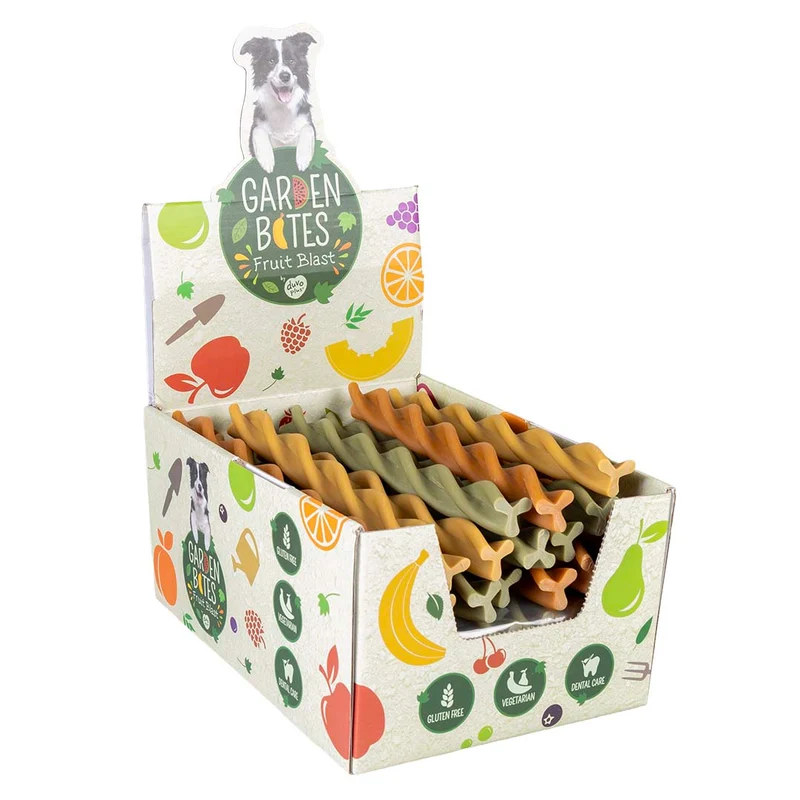 Garden Bites Fruity Dental Swirls Gemischte Farben XL 1 Stück
