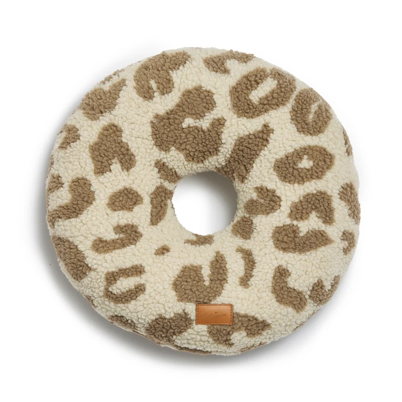 Knister DONUT XXL Leo Taupe - handgefertigt
