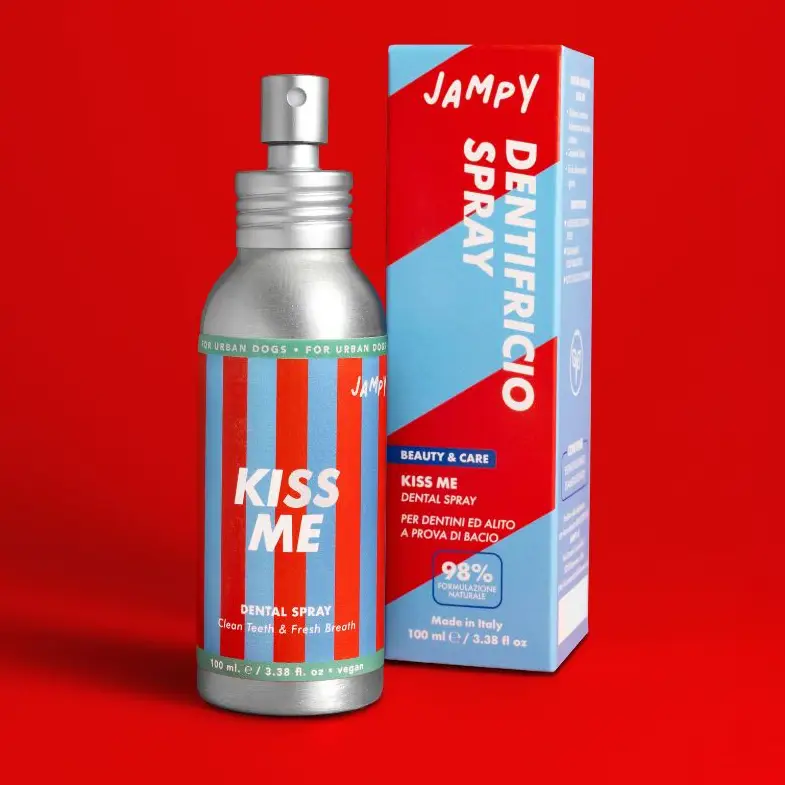 Kiss Me - Natürliches Zahnspray gegen Maulgeruch für Hunde 100g VEGAN