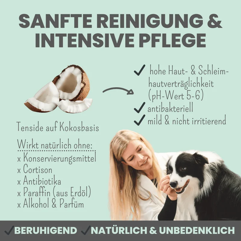 noms+ 2-in-1 Augenfein Reinigung & Pflege für Hunde & Katzen mit kolloidalem Silber