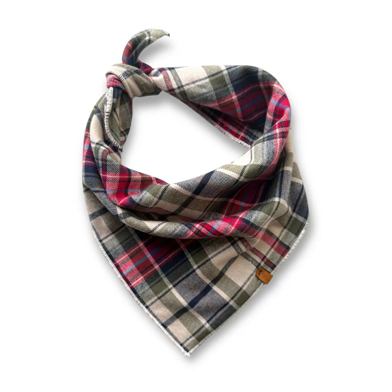 Flanell Halstuch "Checks" Red
