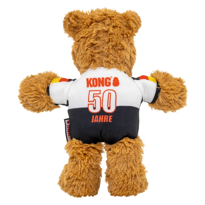 KONG Wild Knots Nation Sport Bear – Plüsch-Hundespielzeug im Fussball-Trikot