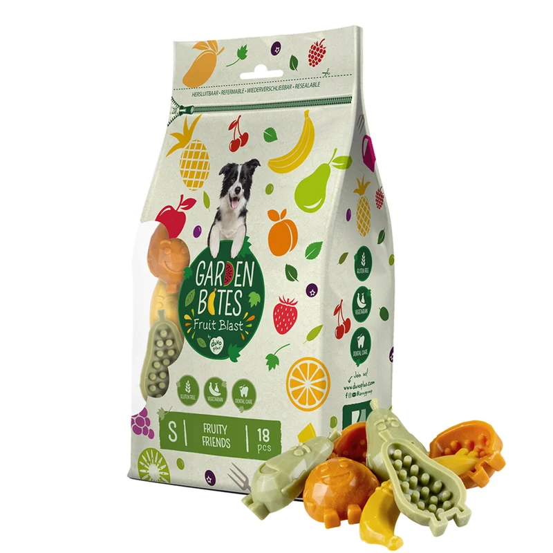 Duvo+ Garden Bites Fruity Friends – Fruchtiger Kauspaß für deinen Hund 🐶
