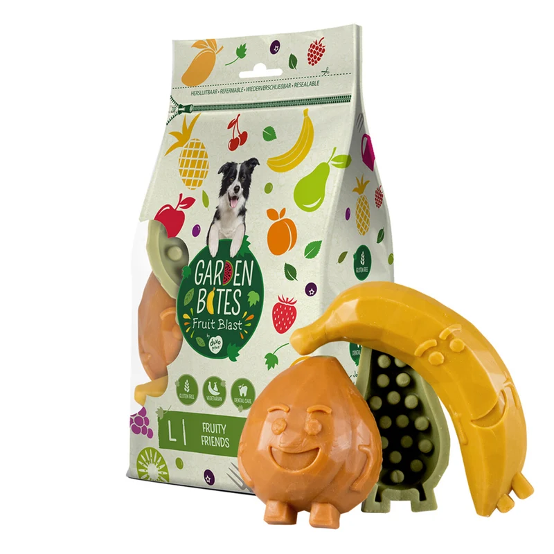 Duvo+ Garden Bites Fruity Friends – Fruchtiger Kauspaß für deinen Hund 🐶