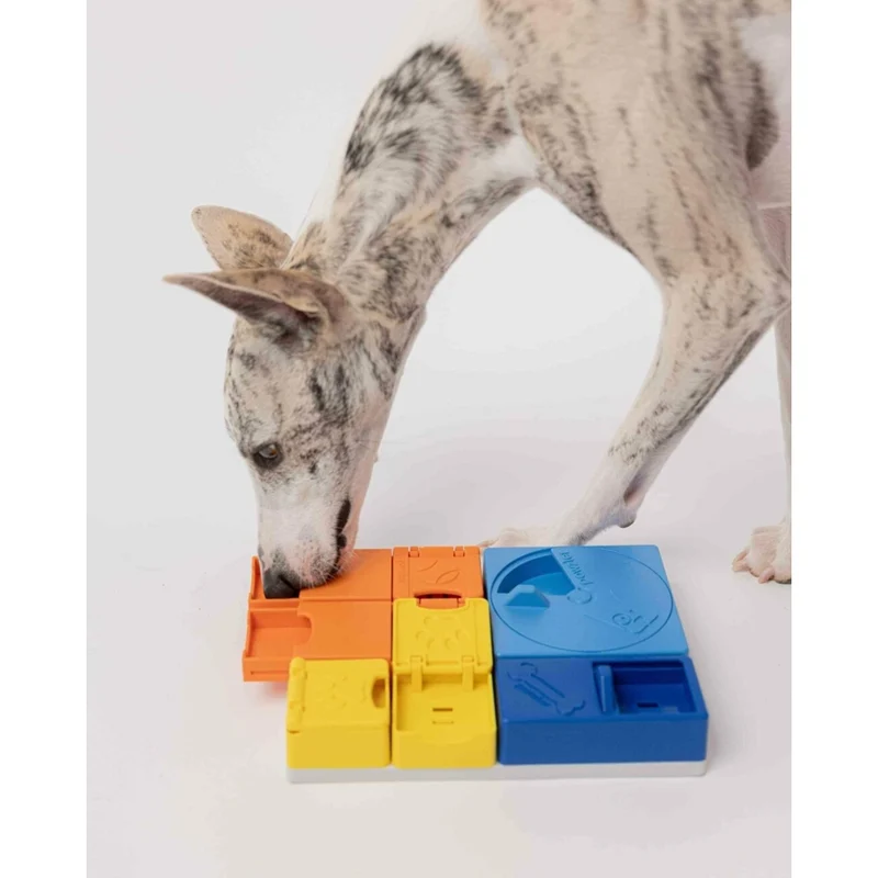 Interaktives Hunde Leckerlie Spielzeug mit individuellen Kombinations Möglichkeiten
