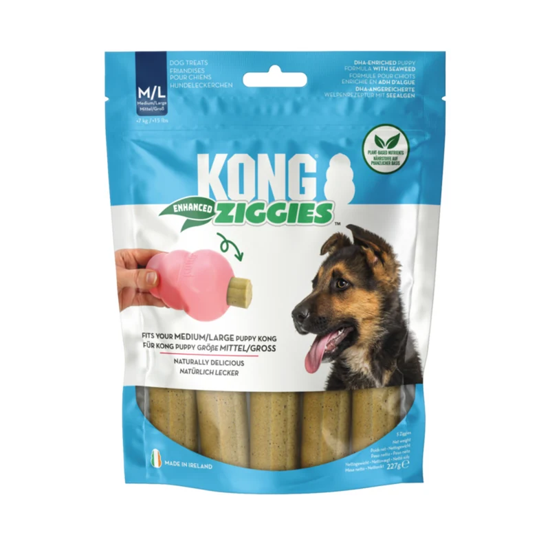 KONG Enhanced Ziggies Puppy – Kausticks für Welpen | S & M/L