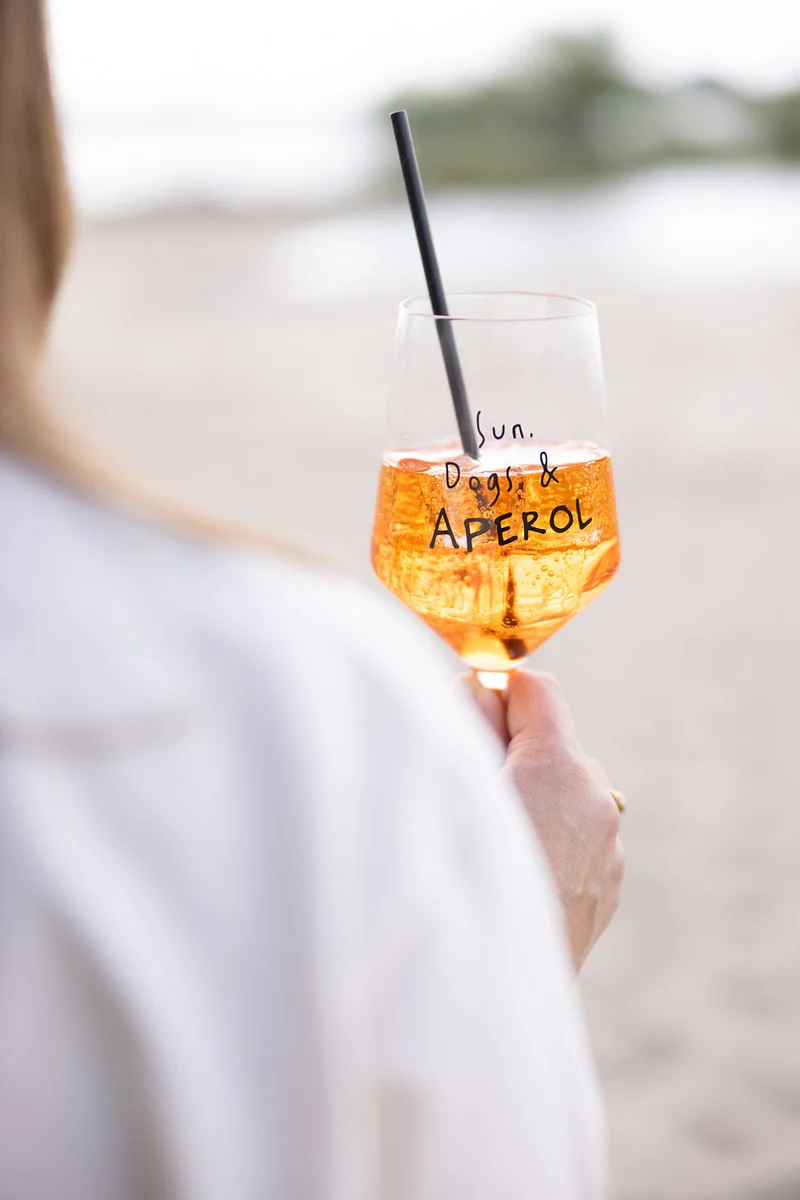 "Sun, Dogs & APEROL" Glas