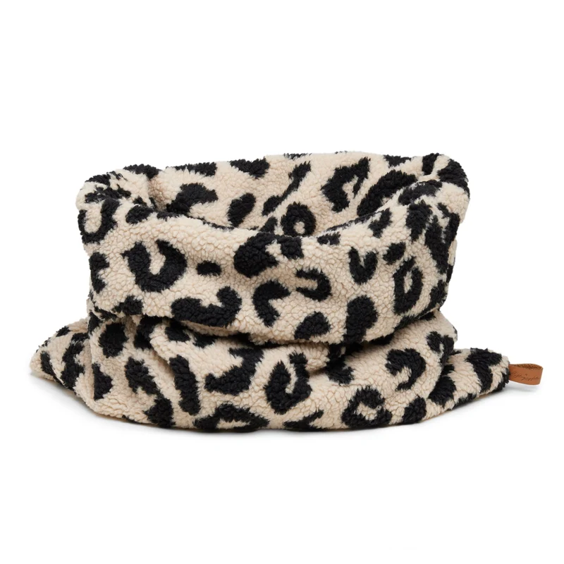 Kuschelschlafsack Teddy LEO Beige / Schwarz