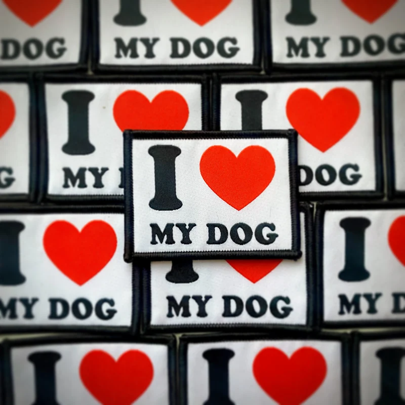 Patch „I ♡ MY DOG"
