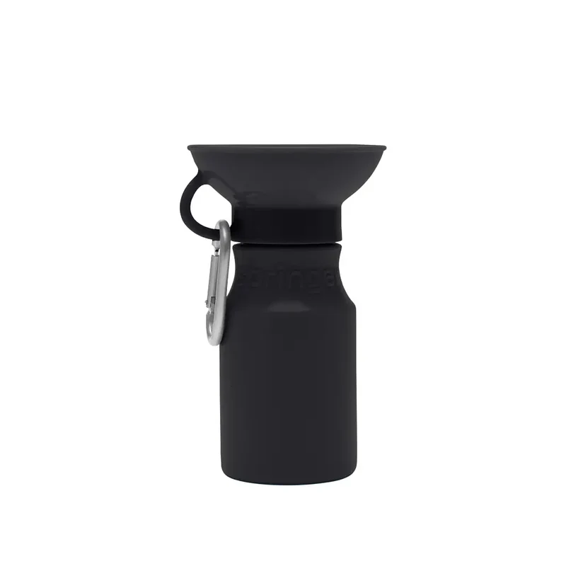 Mini-Reiseflasche für Hunde 440ml Schwarz