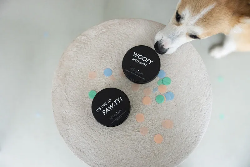 Party Snacks - "IT´S TIME TO PAW-TY" - Bio Rind 60g