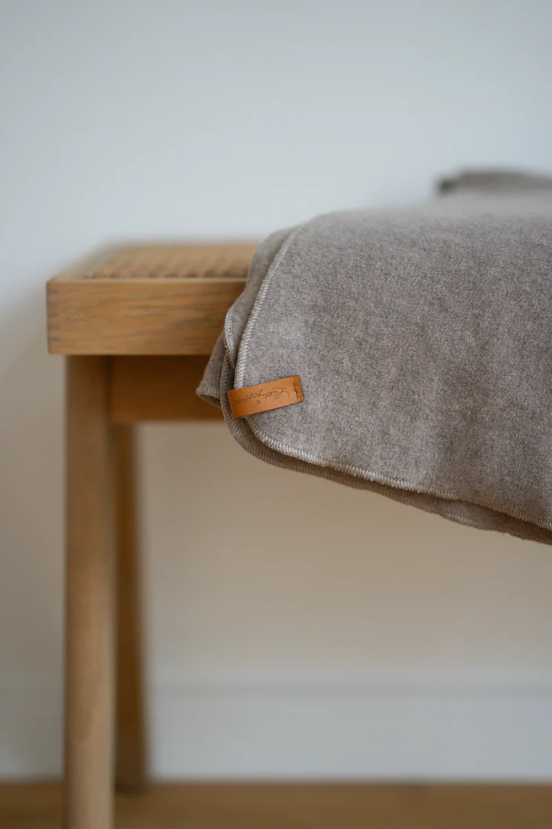Fleecedecke Beige