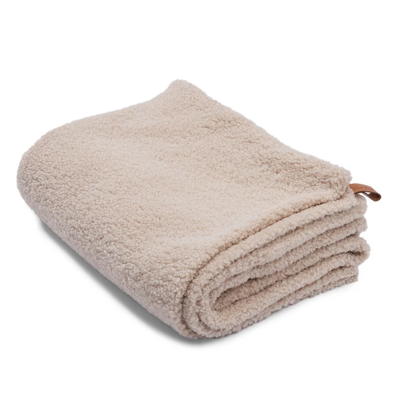 Oversize Hundedecke aus Teddy Beige