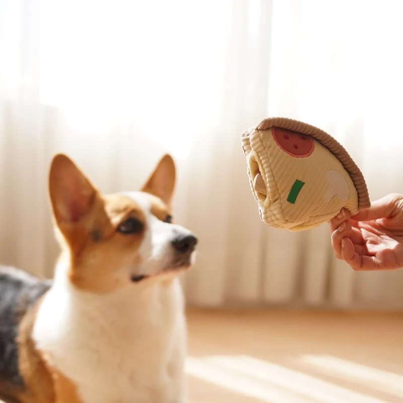 DEEP DISH PIZZA HUNDESPIELZEUG