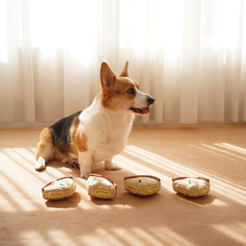 DEEP DISH PIZZA HUNDESPIELZEUG