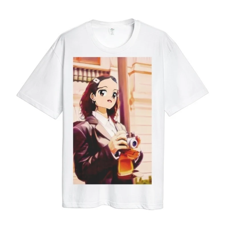 Anime-Effekt Foto Print-T-Shirts für Männer
