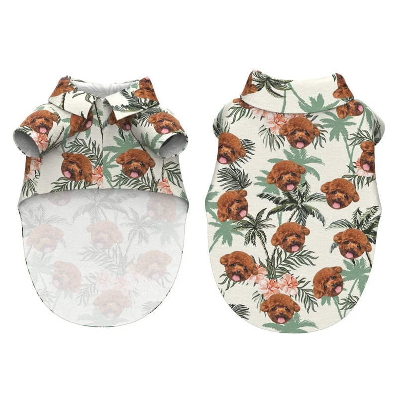 Hawaii Shirt für den Hund - personalisiert Geschenk für Haustiere