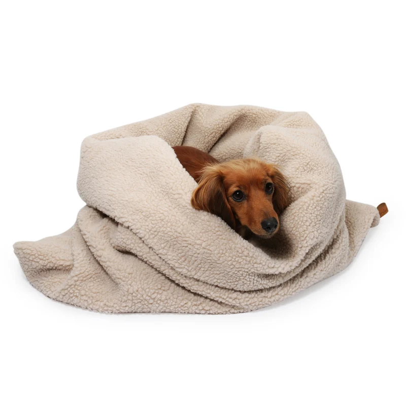 Kuschelschlafsack Teddy Beige