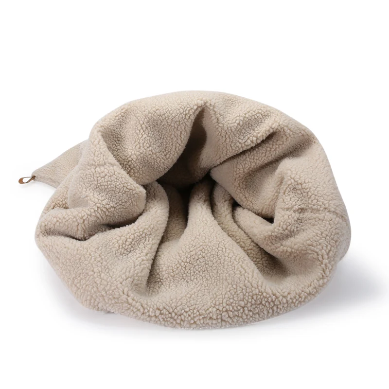 Kuschelschlafsack Teddy Beige