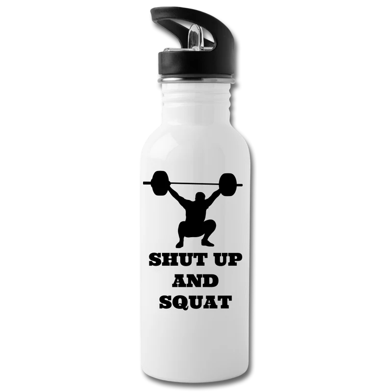 Trinkflasche für´s GYM | SHUT UP AND SQUAT