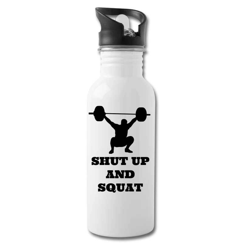 Trinkflasche für´s GYM | SHUT UP AND SQUAT
