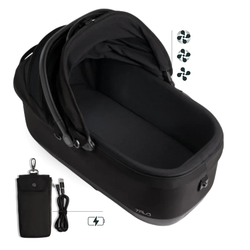 Isofix Autositz & Transportbox Maeve™ iso7x-L WIND von Tavo für Hunde bis 18 kg | GREENGUARD-Gold-Zertifizierung | Farbe: Onyx
