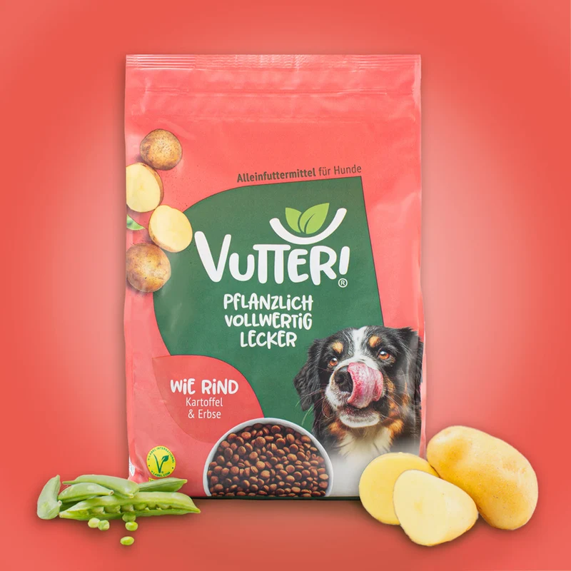 Trockenfutter: Wie Rind – von Vutter!