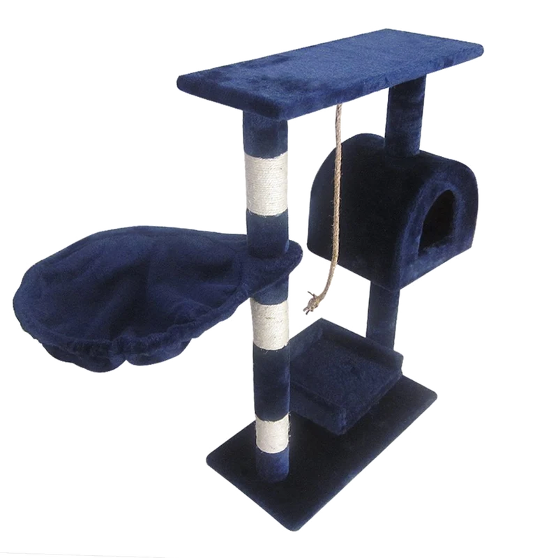 Leopet Kbm001 2grau Cat Tree Scratching Post Kitten Climbing Excercise
